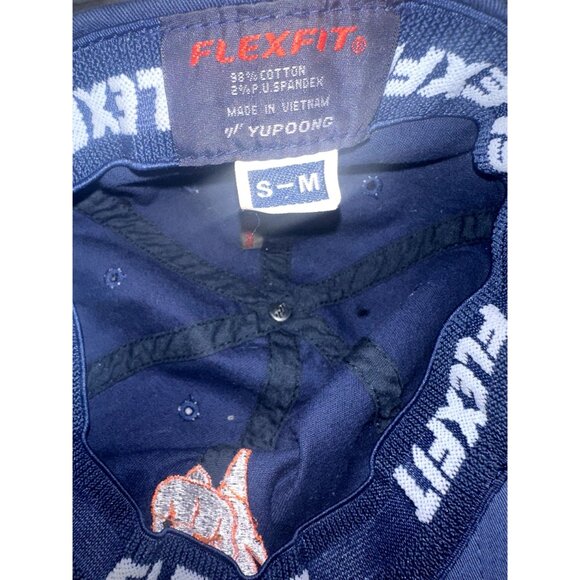 Squatch Bikes & Brews Bigfoot Embroidered Navy Flexfit Hat S-M Brevard - Picture 6 of 6